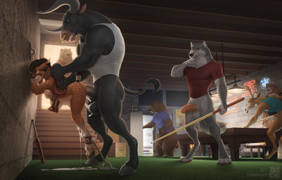 abs against_surface against_wall all_fours ambiguous_penetration animal_genitalia anthro anthro_on_anthro anthro_penetrated antlers appliance arched_back audience ball_gag balls basement bdsm beer_bottle being_watched bent_over biceps big_balls big_penis billiard_table black_balls blinders bodily_fluids bondage bottle bottomless bouncing_balls bound breasts bridle brown_balls cigar clenched_teeth clothed clothing cloven_hooves container crowd cue_stick cuff_(restraint) cum cum_drip cum_inside cum_on_balls cum_on_penis cum_pool cum_string dangling dangling_legs doggystyle dominant dominant_male dripping erection excessive_cum excessive_genital_fluids eyewear facial_piercing female female_penetrated forced fridge from_behind_position fur furniture gag genital_fluids genitals group holding_object holding_reins hooves horn humanoid_genitalia humanoid_penis hybrid_genitalia hybrid_penis interspecies kitchen_appliance large_penetration larger_male leaking leaking_cum licking licking_lips licking_own_lips lifted looking_at_another looking_back looking_pleasured low-angle_view male male/female male_penetrating male_penetrating_anthro male_penetrating_female muscular muscular_male narrowed_eyes nipples nose_piercing nose_ring nude one_eye_closed orgasm paddle partially_clothed partially_clothed_male pecs penetration penile penile_penetration penis petplay piercing ponyplay questionable_consent queue raised_tail reins restraints ring_piercing roleplay saddle seductive self_lick sex sex_slave shackles sheath sheathed_humanoid_penis shirt side_view sign size_difference slave slightly_chubby smaller_female smaller_penetrated smoking_tobacco solo_focus standing_doggystyle stirrups submissive submissive_female suspension suspension_doggystyle table tail tank_top teeth thick_penis thick_thighs tongue tongue_out topwear triceps unguligrade vein vest voyeur white_balls wide_hips zaush the_bottomless_district bear bovid bovine brown_bear canid canine canis cattle deer domestic_dog equid equine grizzly_bear horse mammal mastiff molosser pit_bull pony small_molosser toy_dog ursine wolf 2017 digital_media_(artwork) hi_res