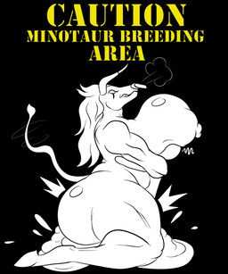 anthro big_breasts big_butt black_background bodily_fluids breasts butt cum cum_pool dominant dominant_female duo facial_piercing female genital_fluids hair hooves horn huge_breasts huge_butt larger_female long_hair male male/female nipples nose_piercing nose_ring nude piercing ring_piercing side_view simple_background size_difference smaller_male text thick_thighs white_body white_horn wide_hips trifuson european_mythology greek_mythology mythology bovid bovine human mammal minotaur 5:6 absurd_res hi_res