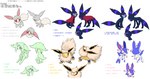 alternate_form female feral group intersex male plural scar text bwrd nintendo pokemon eevee eeveelution espeon flareon generation_1_pokemon generation_2_pokemon generation_6_pokemon pokemon_(species) shiny_pokemon sylveon umbreon absurd_res digital_media_(artwork) english_text hi_res model_sheet