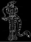 bodily_fluids bound clothing cum cum_circulation cum_in_self cum_inside gag gagged genital_fluids genitals hooded latex machine male milking_machine penile penis penis_milking restraints solo straitjacket straps suit tail translucent translucent_latex noahsense kronas sergal absurd_res hi_res monochrome