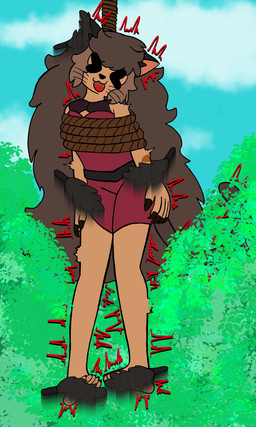 anthro bdsm bondage bound eyes_closed feet female open_mouth outside plant rope simple_background solo tickling tickling_ears tickling_feet tickling_sides trapped vines ticklebunny masters_of_the_universe mattel netflix she-ra_(copyright) she-ra_and_the_princesses_of_power catra_(spop) animal_humanoid cat_humanoid felid felid_humanoid feline feline_humanoid humanoid mammal mammal_humanoid 3:5 absurd_res hi_res