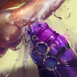 after_sex bdsm bedroom_eyes bodily_fluids bondage bound cum cum_covered cum_in_mouth cum_inside cum_on_face excessive_cum excessive_genital_fluids female feral genital_fluids genitals harness leather licking licking_cum male male/female messy narrowed_eyes oral penile penis penis_lick purple_body ring scales seductive sex tongue tongue_out winddragon mythology alexandrite dragon mythological_creature mythological_scalie scalie 1:1