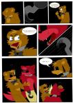 aggablaze animatronic anthro bear canid canine comic digital_media_(artwork) five_nights_at_freddy's fox foxy_(fnaf) freddy_(fnaf) hi_res machine mammal oil robot scottgames