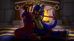 anthro ball_gag bdsm bondage bound breast_bondage breasts duo female female/female gag restraints rope rope_bondage tail tail_tied quakehoof blizzard_entertainment mythology warcraft dragon mythological_creature mythological_scalie scalie 16:9 hi_res widescreen