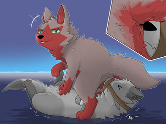 anus balls bdsm bondage bound butt butt_sniffing duo facesitting feral forced genitals grimace male male/male nose_to_anus sachii sitting sitting_on_another smile sniffing tail tail_anus resachii nintendo pokemon fan_character pepper_the_poochyena sachii_(resachii) canid canine domestic_ferret generation_3_pokemon gulonine hybrid mammal marten mustelid musteline pokemon_(species) poochyena true_musteline weasel 4:3 hi_res