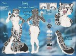 anthro female female/female fur tail text white_body white_fur niibinziibi lumy felid feline mammal pantherine snow_leopard absurd_res digital_media_(artwork) english_text hi_res model_sheet