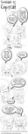 2022 4koma absurd_res accessory angry anthro avian beak bell bell_collar bird bottomwear bow_(feature) bow_accessory bow_ribbon centered_hair_bow clasped_hands clothed clothing collar comic conjoined_speech_bubble dialogue domestic_cat dress duo english_text fanny_pack feathers feet felid feline felis female fluffy fluffy_tail forestdale four_frame_image fur glare grade hair hair_accessory hair_bow hair_ribbon hi_res izabell_carroll_(forestdale) long_image mammal meme monochrome name_drop name_in_dialogue nauyaco one_page_comic open_mouth oscine paper passerine pawpads paws poster ribbons simple_background skirt smile sora_jeon_(forestdale) sparrow speech_bubble stated_grade striped_body striped_fur stripes sweater tail tall_image talons text toes topwear trollface turtleneck url walking