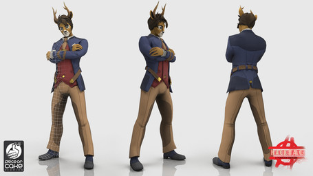 5_fingers anthro antlers arms_bent belt black_eyebrows black_nose blue_clothing blue_eyes blue_footwear blue_shoes blue_suit bottomwear brown_antlers brown_belt brown_body brown_bottomwear brown_clothing brown_fur brown_hair brown_necktie brown_pants button_(fastener) clothed clothed_anthro clothed_male clothing company_logo crossed_arms eyebrows facial_markings fingers footwear fully_clothed fully_clothed_anthro fully_clothed_male fur game_logo hair head_markings horn light lips logo male male_anthro markings mouth_closed multicolored_body multicolored_fur necktie open_belt pants pose red_clothing red_topwear red_vest reflective_floor shoes short_hair simple_background solo straight_legs suit text three-quarter_view topwear turnaround two_tone_body two_tone_fur vest white_background white_dress_shirt white_lips white_markings wireframe laurine_vire hacktag piece_of_cake_studios deer mammal 16:9 2018 3d_(artwork) autodesk_3ds_max_(artwork) colored digital_media_(artwork) english_description english_text hi_res lighting official_art shaded substance_painter_(artwork) widescreen zbrush_(artwork)
