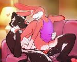 <3 anal anal_penetration balls butt cum cum_in_ass cum_inside foot_fetish fur gay lagomorph lamp licking male mammal mastery_position penetration penis pink_fur rabbit rand sex skunk sofa tongue vest
Rating: Explicit
Score: 10
User: unforget
Date: March 06, 2014