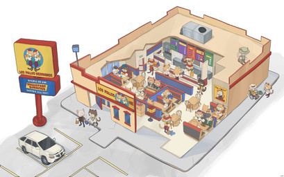 air_conditioner ambiguous_gender axe baseball_cap beanie bomb booth_seating bottomwear car chair chicken_meat cleaning_tool clothing container cosplay crossover_cosplay crutch cup disposable_cup drinking_straw explosives fast_food fast_food_uniform female food fried_chicken fries furniture group hat headgear headwear high-angle_view holding_cleaning_tool holding_food holding_mop holding_object holding_tray large_group male meat medical_instrument mop on_roof onion_rings parking_lot pipe_bomb plate purple_bottomwear purple_clothing purple_skirt restaurant scientific_instrument shirt sitting skirt standing table tail text topwear tray uniform vehicle walking wheelchair white_clothing white_shirt white_topwear vodnik better_call_saul breaking_bad pilk tsukihime type-moon gustavo_fring hank_schrader hector_salamanca jesse_pinkman los_pollos_hermanos mike_ehrmantraut neco-arc saul_goodman walter_white walter_white_jr animal_humanoid cat_humanoid felid felid_humanoid feline feline_humanoid humanoid mammal mammal_humanoid 2023 absurd_res crossover english_text hi_res spanish_text