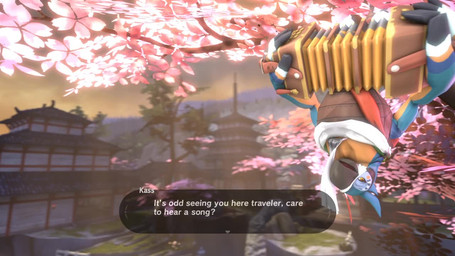 anthro bandoneon beak clothed clothing dangling eyes_closed feathers holding_musical_instrument holding_object in_tree looking_at_viewer male multicolored_body multicolored_feathers musical_instrument outside plant playing_music smile solo text text_box tree upside_down dracouro breath_of_the_wild nintendo the_legend_of_zelda kass_(tloz) avian bird rito 16:9 2018 3d_(artwork) 3d_animation animated digital_media_(artwork) no_sound short_playtime source_filmmaker_(artwork) video widescreen