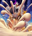 animal_genitalia animal_penis arceus balls big_balls big_penis bodily_fluids cum cum_explosion cumshot deep_fossa deity detailed detailed_background ejaculation equine_genitalia equine_penis erection excessive_cum excessive_genital_fluids feral filth generation_4_pokemon genital_fluids genitals hi_res huge_balls huge_penis hybrid_genitalia hybrid_penis hyper hyper_balls hyper_cum hyper_genitalia hyper_penis legendary_pokemon looking_down low-angle_view magic male muscular muscular_feral muscular_male nintendo on_hind_legs penis pokemon pokemon_(species) presenting presenting_penis reflection smegma smelly solo tail unusual_anatomy unusual_genitalia unusual_penis vein veiny_penis voidlesky