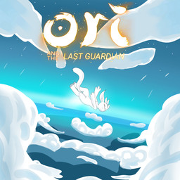 anthro falling male sky solo ori_8a microsoft ori_(series) xbox_game_studios ori_(ori) 1:1 absurd_res hi_res