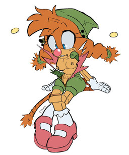 blue_eyes breasts clothing doll exploding_clothing eyelashes female freckled_face freckles genitals green_clothing long_eyelashes machine nipples simple_background solo surprised tail vulva white_background wood tako_friend idw_publishing sega sonic_the_hedgehog_(comics) sonic_the_hedgehog_(idw) sonic_the_hedgehog_(series) belle_the_tinkerer animate_inanimate badnik living_doll living_puppet robot 5:6 hi_res