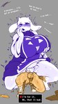 2022 3_toes 4_fingers 9:16 age_difference anthro anthro_focus anthro_penetrated ball_slap balls balls_deep big_breasts bigbeanpole blush blush_lines bodily_fluids bodily_noises boss_monster_(undertale) bottomless bouncing_sound_effect bovid breast_grab breasts bubble caprine clothed clothed_sex clothing clothing_lift contact_onomatopoeia contour_smear curvy_figure derived_sound_effect dialogue dialogue_box different_sound_effects distorted_contour dizzy dizzy_eyes drunk drunk_bubble duo english_text eye_roll eyelashes fakeryway feet female female_focus female_penetrated fingers floppy_ears frisk_(undertale) fucked_silly fur genital_fluids genitals grey_background grunting hand_on_breast heart_before_text heart_symbol hearts_around_body hearts_around_upper_body hi_res holding_breast horn huge_breasts human human_on_anthro human_penetrating human_penetrating_anthro impact_onomatopoeia interspecies kneeling kneeling_position kneeling_sex looking_pleasured looking_up male male/female male_penetrating male_penetrating_female mammal manhandling mature_female moan narrowed_eyes older_anthro older_female on_bottom on_top onomatopoeia ooh overweight overweight_anthro overweight_female partially_clothed penetration pixelated_heart plap portmanteau purple_clothing reverse_cowgirl_position rough_sex sex simple_background size_difference slap slightly_chubby slightly_chubby_anthro slightly_chubby_female slosh sloshing_breasts small_dom_big_sub small_horn solo_focus sound_effects squish stuttering submissive submissive_female substance_intoxication sweat sweatdrop talking_to_another talking_to_partner text text_box text_with_heart thick_thighs toes toriel undertale undertale_(series) vaginal vaginal_fluids vaginal_penetration voluptuous vowelless vowelless_vocalization whap white_body white_fur younger_human younger_male