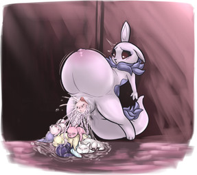 amniotic_fluid anthro belly big_belly birth bodily_fluids crowning ejaculation female genital_fluids genitals huge_belly hyper hyper_belly hyper_pregnancy live_birth multiple_birth navel outie_navel pregnant pregnant_anthro pregnant_female solo standing umbilical_cord vaginal_birth vaginal_fluids vaginal_squirting vulva fetchquest phifo_(artist) rain_world videocult fan_character slugcat hi_res