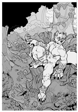 5_fingers accessory anthro arm_ring armor balls bracers cock_ring digit_ring ear_piercing ear_ring feet finger_ring fingers flaccid flower forest furgonomics genital_piercing genitals grass greaves high-angle_view holding_melee_weapon holding_object holding_sword holding_weapon humanoid_genitalia humanoid_penis jewelry looking_away male melee_weapon on_stump penis penis_accessory penis_jewelry penis_piercing piercing plant prince_albert_piercing ring ring_piercing serious sitting solo sword tail tail_accessory tail_jewelry tail_ring thigh_ring three-quarter_view toe_ring toes tree tree_stump weapon nsfuwu4 canid canine fox mammal hi_res monochrome