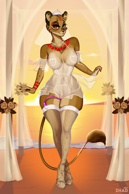 ankle_strap_heels anthro beach bedroom_eyes bodily_fluids breasts bridal_lingerie bride clothed clothing dress feet female footwear fur genital_fluids genitals half-closed_eyes high_heeled_sandals high_heels legwear lingerie looking_at_viewer markings narrowed_eyes nude pantyhose paws penetration sand sandals sea seaside seductive sex_toy sex_toy_in_vagina sex_toy_insertion shoes simple_background sky smile solo stockings sunset tattoo thick_thighs thigh_highs toes vaginal vaginal_fluids vaginal_penetration veil vibrator vibrator_in_vagina vulva water wedding wedding_dress wide_hipped_female wide_hips zhadart felid lion mammal pantherine 2:3 digital_media_(artwork) hi_res