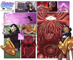 after_vore anthro anthro_pred anus avian_feet barefoot beak beak_fetish beak_play beak_sex beakjob black_clothing black_dress black_hair bodily_fluids bookshelf breasts cleavage clothed clothing dialogue dominant dominant_anthro dominant_female dress duo ejaculation extreme_size_difference eyeshadow faceless_character faceless_male feathers feet fellatio female foot_fetish foot_on_penis foot_play footjob furniture genital_fluids genitals hair holding_another human_prey inside_stomach internal kissing larger_anthro larger_female magic magic_circle magic_user magic_wand makeup male male/female membrane_(anatomy) mouth_play nude_human nude_male oral organs penile penis red_eyes sex short_tail shrinking sitting size_difference size_play size_transformation smaller_human smaller_male smothering soles spellcasting stomach stool submissive submissive_human submissive_male swallowing tail tail_feathers text toes tongue transformation uvula vore webbed_feet white_body white_feathers doweljump disney ducktales magica_de_spell anatid anseriform avian bird duck human mammal absurd_res comic english_text hi_res signature