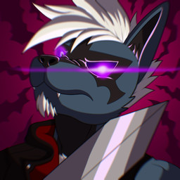 abstract_background anthro death_stare facial_hair frowning_at_viewer glowing glowing_eyes goatee hair male melee_weapon purple_eyes solo sword weapon white_hair flameyverdantfire nintendo pokemon jack_(flameyverdantfire) canid canine canis generation_4_pokemon jackal lucario mammal pokemon_(species) shadow_pokemon 1:1