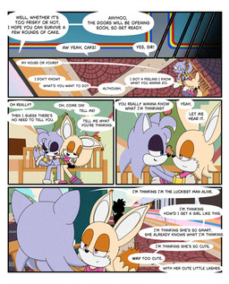 anthro bench dialogue duo female male male/female outside romantic romantic_couple silhouette speech_bubble text train vehicle awkward2eleven sega sonic_the_hedgehog_(series) the_murder_of_sonic_the_hedgehog fan_character canid canine canis fennec_fox fox mammal true_fox wolf absurd_res comic english_text hi_res