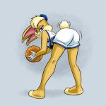 2014 anthro bent_over butt carelessdoodler female lagomorph lola_bunny looking_at_viewer looking_back mammal rabbit smile solo space_jam warner_brothers
Rating: Questionable
Score: 3
User: Robinebra
Date: February 24, 2014