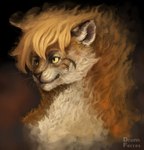 ambiguous_gender solo drunk_ferret tass_(tassy) felid hybrid liger lion mammal pantherine absurd_res bust_portrait digital_media_(artwork) hi_res portrait