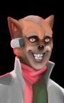 anthro black_background clothed clothing creepy humor male nightmare_fuel scarf simple_background solo teeth what where_is_your_god_now why unknown_artist nintendo star_fox undertale undertale_(series) burgerpants fox_mccloud canid canine fox mammal 5:8 hi_res meme