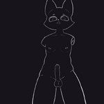 1:1 2023 :o anthro aroused balls biped bodily_fluids breasts canid canine canis detachable detachable_limbs disability dripping erect_nipples erection femboy foreskin fox genital_fluids genitals hi_res hollow_eyes humanoid_genitalia humanoid_penis leaking_precum line_art looking_at_viewer looking_down luna_c male mammal monochrome navel nipple_piercing nipples nude nude_anthro nude_male open_mouth penis piercing plantigrade precum precum_drip precum_string simple_background skinny small_breasts snout solo standing teeth teeth_showing