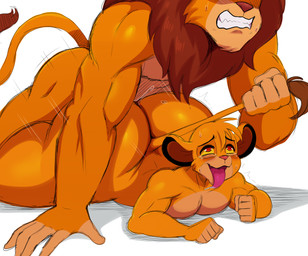 age_difference anal anal_penetration anthro anthro_on_anthro anthro_penetrated anthro_penetrating anthro_penetrating_anthro anthrofied belly biceps big_butt blonde_hair blush bodily_fluids brown_hair bubble_butt butt clenched_teeth curvy_figure dominant drooling duo eyebrows father_penetrating_son femboy from_behind_position fucked_silly fur genital_fluids hair happy happy_sex hidden_eyes huge_butt humanoid_hands hyper hyper_butt larger_dom long_hair looking_pleasured lying male male/male male_penetrated male_penetrating male_penetrating_male mature_anthro mature_male multicolored_body multicolored_fur muscular muscular_male nude older_male on_front open_mouth open_smile pecs penetration penile penile_penetration penis_in_ass pink_nose pink_tongue precum prone_bone_position red_eyes saliva sex short_hair shota simple_background size_difference smile speed_bump_position sweat tail tail_pull tail_tuft tan_belly tan_body tan_fur teeth thick_thighs tongue tongue_out tuft white_background wide_hips yellow_body yellow_fur yellow_sclera young young_anthro younger_male younger_penetrated sssonic2 disney the_lion_king mufasa simba_(the_lion_king) felid lion mammal pantherine 2018 digital_media_(artwork) hi_res father_(lore) father_and_child_(lore) father_and_son_(lore) incest_(lore) parent_(lore) parent_and_child_(lore) parent_and_son_(lore) son_(lore)