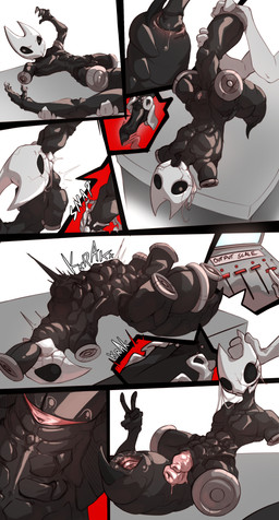 4_missing_limbs alternate_form amputee anal anal_penetration anal_prolapse anthro arm_in_portal arthropod_abdomen arthropod_abdomen_penetration autofisting autopenetration black_body black_exoskeleton black_eyes bone_breaking broken_rib clitoris cracked_mask disability disembodied_hand duo exoskeleton extreme_penetration female fisting forced gaping genitals gesture gore hair hand_gesture held_by_head internal leg_in_portal masturbation non-euclidean_masturbation non-euclidean_sex oral oral_penetration pelvis penetration plate portal_amputated_bodyparts_in_view portal_amputation portal_masturbation portal_sex prolapse quadruple_amputee quadruple_amputee_portal ridiculous_fit ryona sex stinger stretched_vagina thinking_with_portals urethra v_sign vaginal vaginal_penetration vaginal_prolapse vulva white_hair chalk_outline hollow_knight_(franchise) team_cherry hornet_(hollow_knight) arthropod 2025 absurd_res comic hi_res