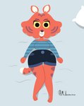 anthro bed clothing female furniture looking_at_viewer mature_anthro solo mr_valentine00 paprika_(series) mrs._paprika felid mammal pantherine tiger absurd_res hi_res