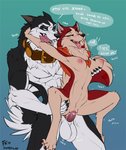 2019 4_toes 5_fingers abs ahegao alaskan_malamute anthro anthro_on_anthro anthro_penetrated anthro_penetrating anthro_penetrating_anthro anthrofied athletic athletic_anthro athletic_male balls balto_(series) biceps black_body black_fur black_nose blush bodily_fluids breast_grab breast_squeeze breasts breath canid canine canis claws clitoral_hood clitoris collar collar_only conditional_dnp cum cum_in_pussy cum_inside dialogue digital_media_(artwork) domestic_dog drooling duo english_text eye_roll feet female female_penetrated finger_claws fingers fluff-kevlar fucked_silly fur genital_fluids genitals grope groping_from_behind hand_on_breast heart_symbol hindpaw humanoid_hands husky jenna_(balto) licking_arm looking_pleasured male male/female male_penetrating male_penetrating_female mammal mostly_nude multicolored_body multicolored_fur muscular muscular_anthro muscular_male navel nipples nordic_sled_dog nude open_mouth open_smile panting paws penetration penile penile_penetration penis penis_in_pussy pussy red_body red_fur reverse_stand_and_carry_position saliva saliva_string scarf scarf_only sex smile speech_bubble spitz spread_legs spreading squeezing standing standing_sex steele_(balto) tan_body tan_fur text throbbing throbbing_balls toe_claws toes tongue tongue_out two_tone_body two_tone_fur universal_studios vaginal vaginal_penetration white_body white_fur