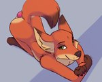 anal anal_penetration anthro anus ass_up butt eyelashes femboy fluffy fluffy_tail fur green_eyes looking_at_viewer male nude object_in_ass orange_body orange_fur penetration raised_tail sex_toy sex_toy_in_ass sex_toy_insertion solo tail ruth66 disney zootopia nick_wilde canid canine fox mammal red_fox true_fox 2025 5:4 digital_media_(artwork) hi_res