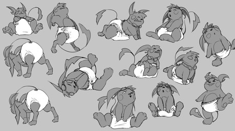 3_toes anthro biped bulge clean_diaper clothed clothing diaper diaper_only eyewear feet goggles grey_background male masturbation simple_background solo toes topless wearing_diaper crackajackin nintendo pokemon renris_aldonar generation_1_pokemon mammal pokemon_(species) raichu rodent 2012 digital_media_(artwork) hi_res monochrome multiple_scenes
