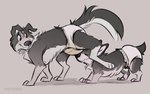 bodily_fluids diaper duo feral genital_fluids male male/male unclean_diaper urine used_diaper wet_diaper mintyderg chess_(mintyderg) pyre_corgi border_collie canid canine canis collie domestic_dog herding_dog mammal pastoral_dog sheepdog welsh_corgi hi_res