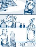 2017 anthro blue_and_white bottomwear butt canid canine canis casual_nudity chest_tuft clothed clothing comic conditional_dnp crouching database_error_(twokinds) digitigrade felid female flora_(twokinds) fur group hair human keidran loincloth madam_reni_(twokinds) male mammal mentioned_character monochrome natani nude pantherine pregnant simple_background sketch sleeping striped_body striped_fur stripes surprise sythe_(twokinds) tiger tom_fischbach topless trace_legacy tuft twokinds white_background wolf zen_(twokinds)