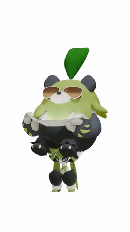 ambiguous_gender black_body black_fur exercise eyewear fur green_body green_fur leaf mirror music simple_background sunglasses white_background white_body white_fur unknown_artist palworld pocketpair bear giant_panda leafan_(pal) mammal mossanda pal_(species) 9:16 animated short_playtime sound video