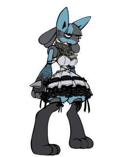 3_toes alternative_fashion anthro anthrofied armwear big_breasts biped black_lipstick blue_body blue_ears blue_fur blue_hair breasts chest_spike clothed clothed_anthro clothed_female clothing collar cross cross_piercing digitigrade dress ear_piercing feet female female_anthro fishnet_armwear fishnet_clothing frilly frilly_clothing frilly_dress fully_clothed fully_clothed_anthro fully_clothed_female fur goth grey_body grey_fur grey_hair hair hand_spike legwear lipstick makeup multicolored_body multicolored_fur multicolored_hair piercing pointy_ears pokemorph prick_ears pupils red_eyes simple_background snout solo spiked_collar spikes spikes_(anatomy) standing stockings tailless tan_body tan_fur thick_thighs three-quarter_view toes two_tone_hair white_background white_clothing white_dress white_sclera wide_hips kujalla nintendo pokemon generation_4_pokemon lucario pokemon_(species) 2025 digital_media_(artwork) flat_colors full-length_portrait hi_res portrait