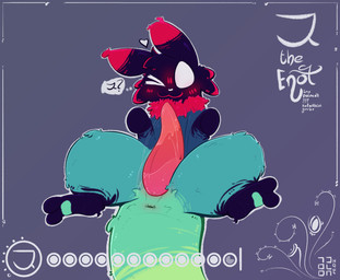 2_toes ambiguous_fluids animal_genitalia animal_penis anus anus_blush big_tail blush blush_lines bodily_fluids cheek_tuft ear_tuft facial_tuft feet feral fluffy food_pips_(rain_world) gameplay_mechanics genital_fluids genitals gui heart_symbol hunger_bar inviting inviting_viewer leaning leaning_backward long_tail looking_at_viewer male male_feral neck_tuft one_eye_closed pawpads penis presenting presenting_anus presenting_penis question_mark raised_arms simple_background solo spread_legs spreading tail tapering_penis tapering_tail text thick_tail toes tuft user_interface namaport rain_world videocult inv_(rain_world) slugcat english_text hi_res