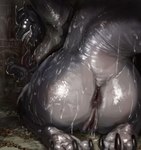2019 3_toes absurd_res anthro anus big_anus big_breasts big_butt big_tail breasts butt claws detailed_anus dragon dream eel eldritch_abomination fangs feet female fish genitals glistening glistening_anus glistening_body glistening_breasts glistening_butt glistening_genitalia glistening_pussy glistening_tongue glowing glowing_eyes hi_res horn huge_butt killioma looking_at_viewer marine monster multi_eye musk mythological_creature mythological_scalie mythology nightmare_fuel nipples non-mammal_breasts non-mammal_nipples nude nude_female open_mouth pussy raised_arm scalie senka_(mahiri) slime smile soles solo tail teeth teratophilia thick_tail thick_thighs toe_claws toes tongue wet