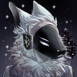 anthro cigarette fur machine male smoking solo white_body white_fur anonymous_artist protogen 1:1 hi_res