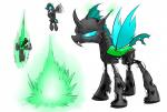 2014 antennae blue_eyes cable changeling explosion fangs flying friendship_is_magic green_eyes holes horn machine male mechanical my_little_pony plain_background robot underpable wings wire
Rating: Safe
Score: 6
User: 2DUK
Date: April 14, 2014