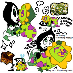 ambiguous/ambiguous ambiguous_gender ambiguous_on_bottom ambiguous_on_top ambiguous_penetration annoyed dialogue distracted distracted_sex duo eyes_closed flower french_kissing half-closed_eyes hand_holding heart_symbol kissing narrowed_eyes on_bottom on_top onomatopoeia penetration plant sleep_bubble sleeping sleeping_together sound_effects text thinking_about_something_else thought_bubble treasure itsthefuzzletsgo deltarune undertale_(series) darkner floradinn rudinn 1:1 digital_media_(artwork) english_text low_res microsoft_paint_(artwork)