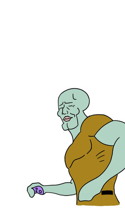 anthro dancing human_to_anthro instant_transformation kerchief male solo species_transformation transformation jlojello handsome_squidward_(meme) nickelodeon spongebob_squarepants ricardo_milos squidward_tentacles aquatic cephalopod coleoid decapodiform human mammal mollusk squid animated colored hi_res meme monochrome no_sound short_playtime video