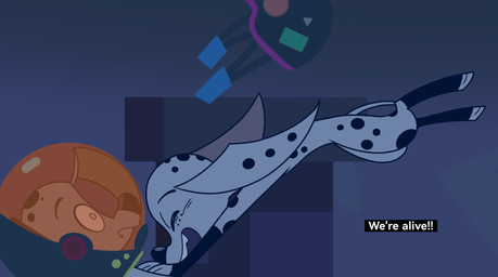 black_helmet black_nose black_spots bodily_fluids crying duo female feral freckled_face freckles fur leg_markings male markings pink_inner_ear socks_(marking) space_helmet spots tears tears_of_joy toony white_body white_fur seisai1751 101_dalmatian_street 101_dalmatians disney dolly_(101_dalmatians) dylan_(101_dalmatians) canid canine canis dalmatian domestic_dog mammal hi_res