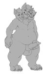 animal_genitalia anthro balls belly big_balls big_belly big_feet big_penis erection feet fondling genitals growth heads hypnosis knot male masturbation mind_control nude overweight overweight_anthro overweight_male paws penis poofy rubbing sheath slightly_chubby solo transformation weight_gain narusewolf european_mythology greek_mythology mythology faust canid canine fox mammal hi_res monochrome sequence