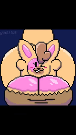 anthro barely_contained barely_contained_breasts big_breasts bite biting_lip biting_own_lip bouncing_breasts breasts female looking_pleasured pink_body pixelated plap_(sound) self_bite solo sound_effects tail pulla_susi sound_warning susie_(pulla_susie) 9:16 animated digital_media_(artwork) hi_res letterbox pixel_(artwork) pixel_animation short_playtime sound video