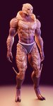 abs bodypaint claws clothed clothing face_paint looking_at_viewer male muscular muscular_male solo standing teeth underwear underwear_only kagekave bioware electronic_arts mass_effect verros alien turian 1:2 3d_(artwork) digital_media_(artwork) hi_res watermark