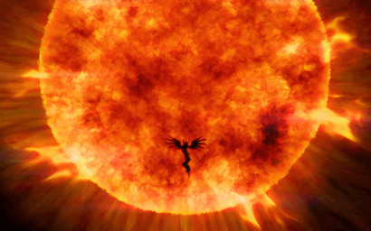 explosion feathered_wings feathers female feral fire flying fur hair horn solo spread_wings sun wings cmaggot equum_amici friendship_is_magic hasbro my_little_pony mythology princess_celestia_(mlp) equid equine mammal mythological_creature mythological_equine winged_unicorn 16:10 2015 animated widescreen